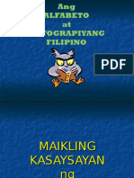 Alfabeto at Ortograpiyang Filipino