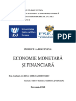 Economie Monetara Proiect