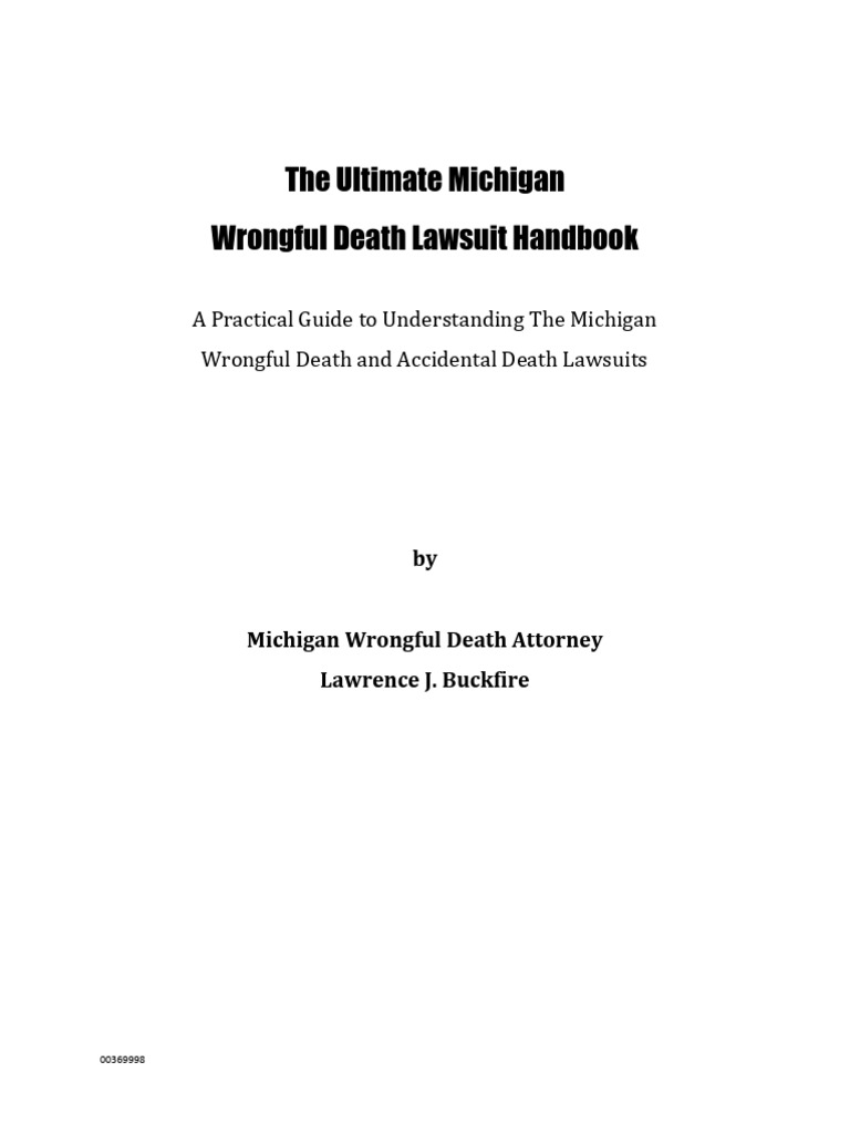 The Ultimate Michigan Wrongful Death Lawsuit Guide