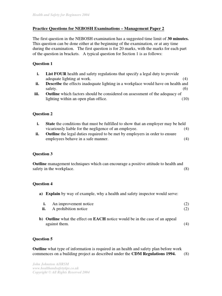 Management Style Questions - Paper - 2 | PDF