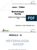 Modulo IV Hazop 