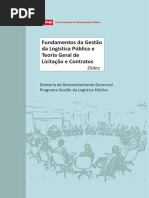 Fundamentos de Logistica Licitação e Contratos - SLIDES