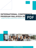 International Conference Program Malaysia 2017: "Strategies To Deal With The ASEAN Economic Community in Indonesia"