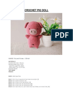 Crochet Pig Doll PDF