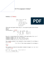 MSCI 702 Assignment 2 Solution: Problem 1