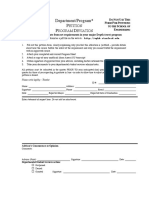 Program Deviation Petition Form