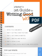 The Marketers Pocket Guide to Writing Good
