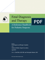 APSA 13 Fetal Diagnosis and Therapy Handbook1