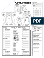 Original Battlemech Record Sheet PDF