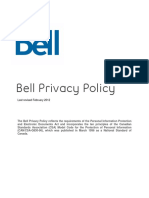 Bell Privacy Policy