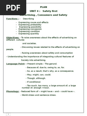 Safety First 3rd Year