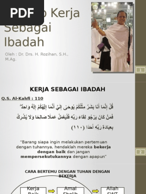 Konsep Kerja Sebagai Ibadah Pdf