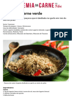 Paçoca de Carne Verde