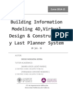 NOGUERA - Building Information Modeling 4D,Virtual Design & Construction y Last Planner System
