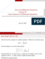LADE20 Systems of Linear DEs
