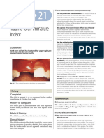 21.trauma To An Immature Incisor