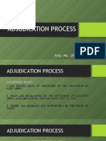 Adjudication Process: Atty. Ma. Charizma B. Madriaga