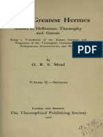 Thrice Greatest Hermes Volume II PDF