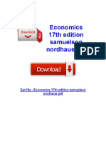 Get File - Economics 17th Edition Samuelson Nordhaus PDF