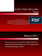 1 Using FPC To Size Truck and Loader Fleets