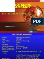 04 - Geoteknik Tambang - Supandi - Penyelidikan Lapangan