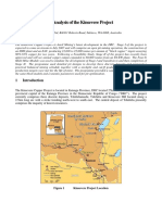 Four-X Multi-Mine Analysis of The Kinsevere Project