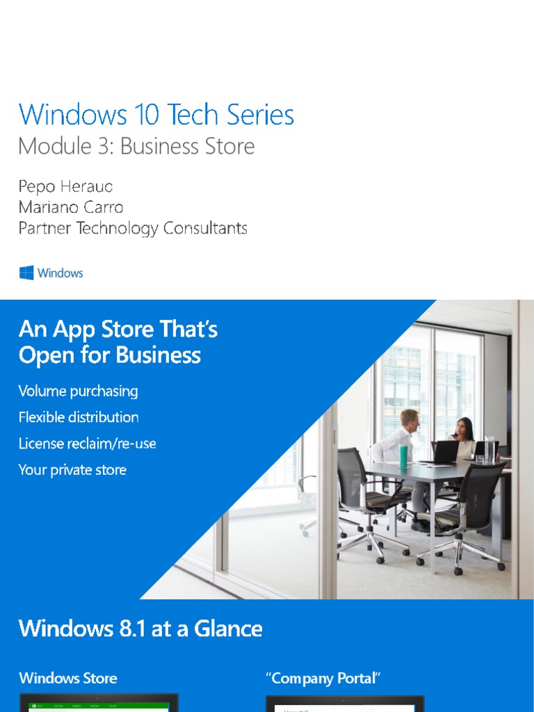 Windows Business Store Portal Overview | PDF | Microsoft Windows ...