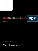 Micro Financing and Grameen Bank