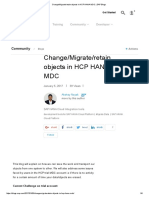 Change_Migrate_retain Objects in HCP HANA MDC