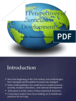 Global Perspectives of Curriculum Development