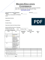 Igher Ducation Ommission: I 5000 P DF, H-8/1, I (P), P: (051) 90808033 F: (051) 90808035, E