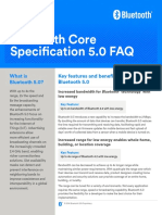 Bluetooth Core Specification 5.0 FAQ: Key Features and Benefits of Using Bluetooth 5.0 What Is Bluetooth 5.0?