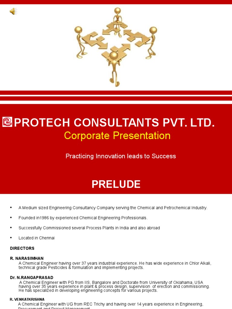 Protech Corporate Presentation Pdf Specification Technical