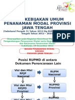 Substansi RUPM Prov Jateng