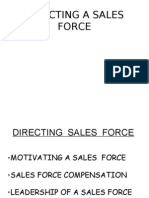 Directing A Sales Force