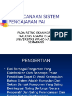 Perencanaan Sistem Pengajaran Pai