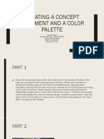 Creating A Concept Statement and A Color Palette: Residential Design I - INTA212RP P01
