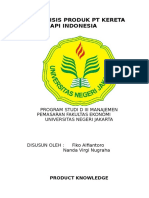 Analisa Perilaku Konsumen Pt Kereta API Indonesia