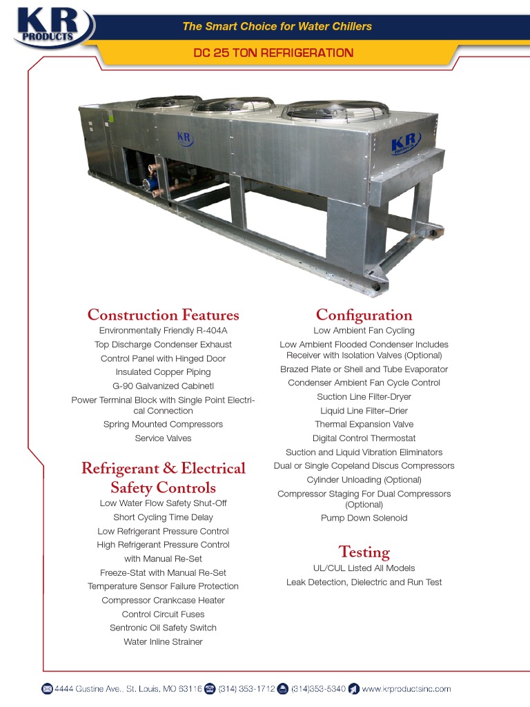 Dc-25 - Ton - Refrig (For A Rack of 72U) | PDF