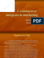 IMC – Comunicarea integrata in marketing