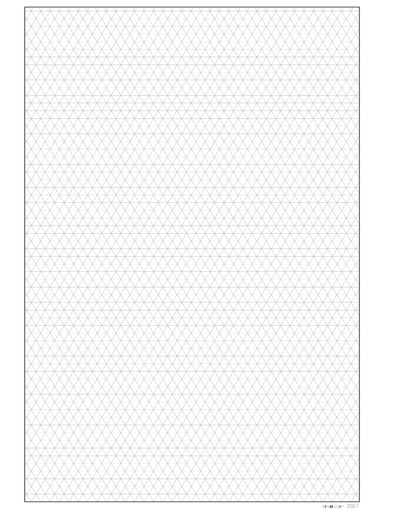 3D Isometric 5mm A4 Graph Paper 3d Isometric 5mm A4 Graph Paper