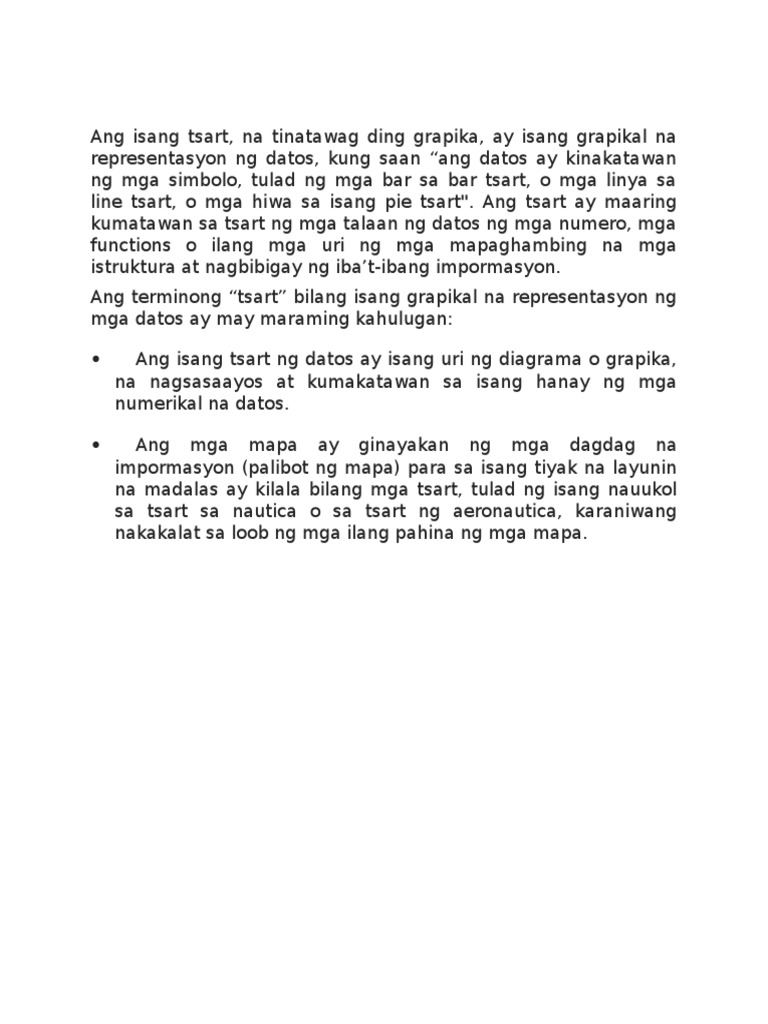 Chart (Tagalog) PDF