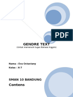 Gendre Text: Sman 10 Bandung