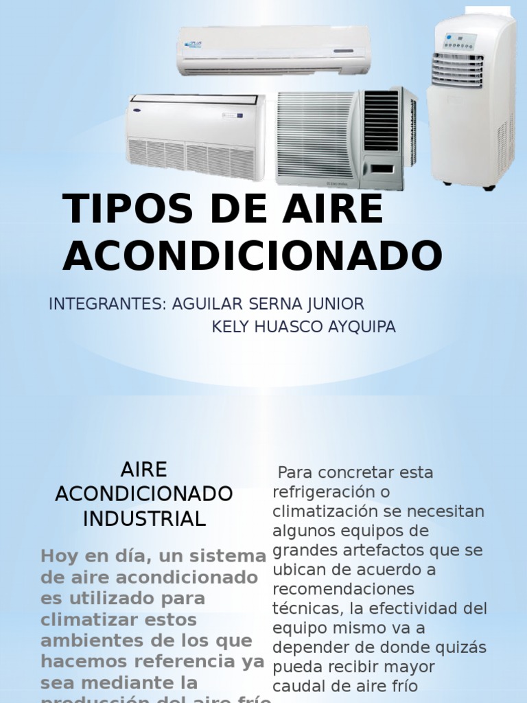 tipos de aire acondicionado Hvac Air Conditioning