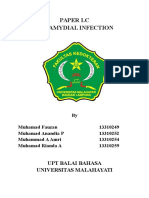 Paper LC Chlamydial Infection: Upt Balai Bahasa Universitas Malahayati