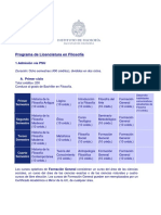 Programa de Estudios Licenciatura PDF