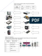 Komponen-komponen utama komputer dan port-port papan induk