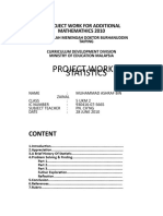 Additional Mathematics Project 4 2010