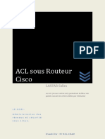 ACL Cisco Sous Linux- Lasfar Salim