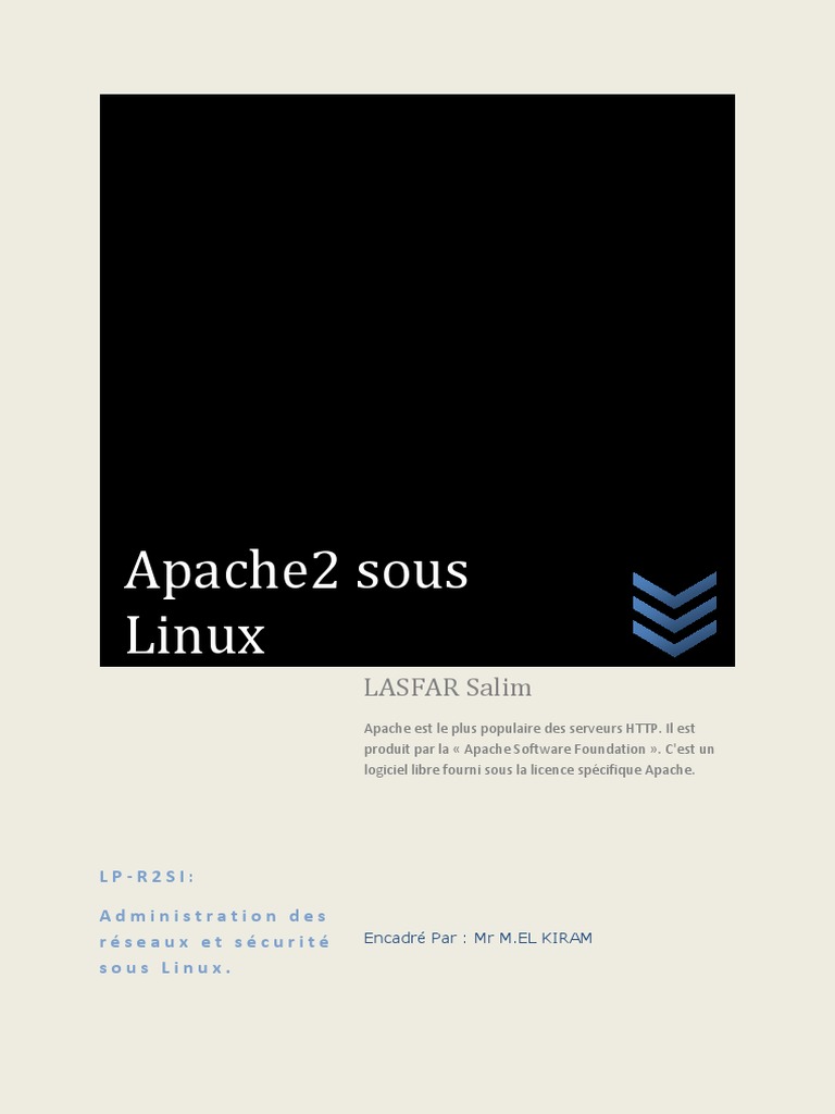 Configuration d'Apache2 sous Linux | PDF | Apache HTTP Server ...
